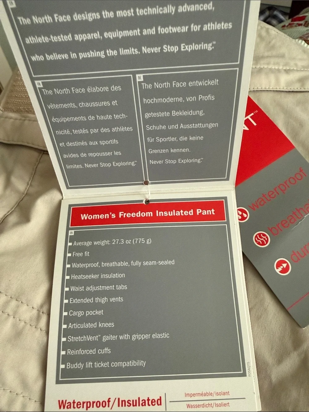 The North Face men pants